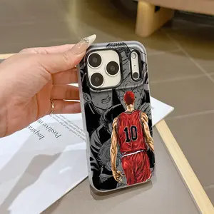 Slam Dunk Sakuragi Hanamichi No. 10 Phone Case Suitable for iPhone 17 16e 16 15 14 13 12 11 Pro Max Air XR XS X 7 8 Plus Soft TPU Matte Double-layer Back Cover