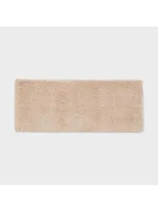 Threshold Tufted 60x24" Bath Rug Runner High Pile Heavyweight, Almond