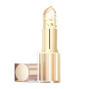 Color Changing Lipstick, Gold Crystal pH Lipstick Color Changing, Long Lasting Transferproof & Moisturizing Lip Care for Women
