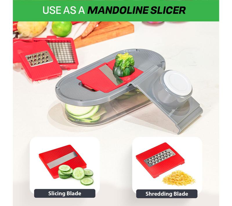 Chopzilla Multi-Function Food Chopper - 4 Interchangeable Cuts