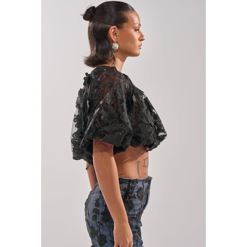 DONT GIVE UP LACE BLOUSE