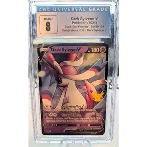 2019-2023 Pokémon Dark Sylveon V CGC 8 - SWSH Black Star Promos #SWSH134