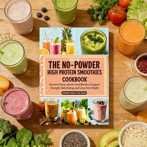 The No-Powder High Protein Smoothies Cookbook 2026: Nutrient-Dense, Whole-Food Blends to Support Strength, Daily Energy, and Long-Term Health