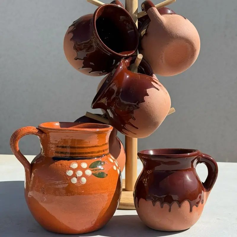 Morning coffee 7pc gift set: coffee mugs and creamer set on Morning coffee 7pc gift set: coffee mugs and creamer set on