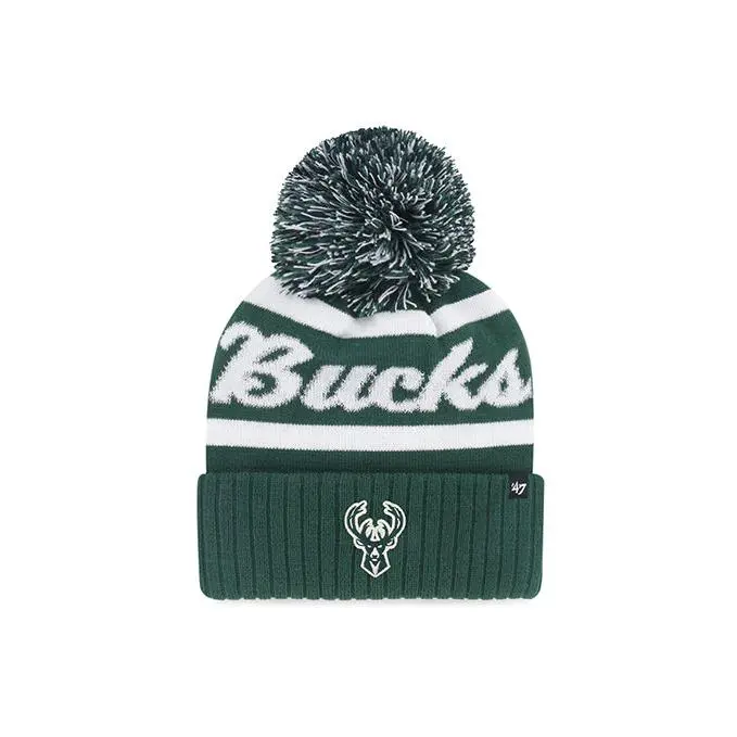 '47 Brand Spirited Milwaukee Bucks Pom Knit Hat
