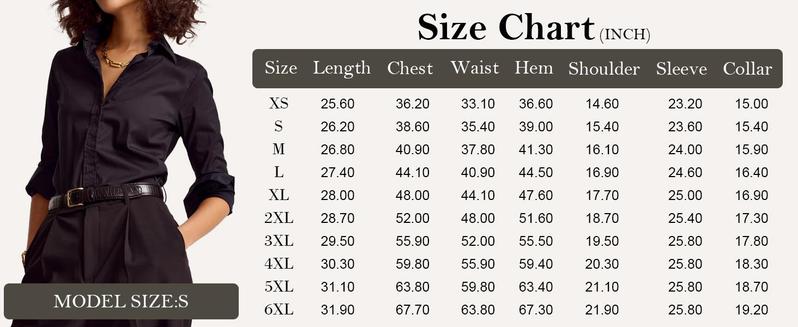 Siliteelon Womens Stain Shield Dress Shirts Wrinkle Free Long Sleeve Solid Tops Blouses Button Down Shirts Casual Wear Black And Light Blue Siliteelon Womens Stain Shield Dress Shirts Wrinkle Free Long Sleeve Solid Tops Blouses Button Down Shirts Casual Wear Black And Light Blue