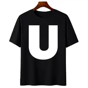 Letter U Capital Alphabet Monogram Initial T-Shirt