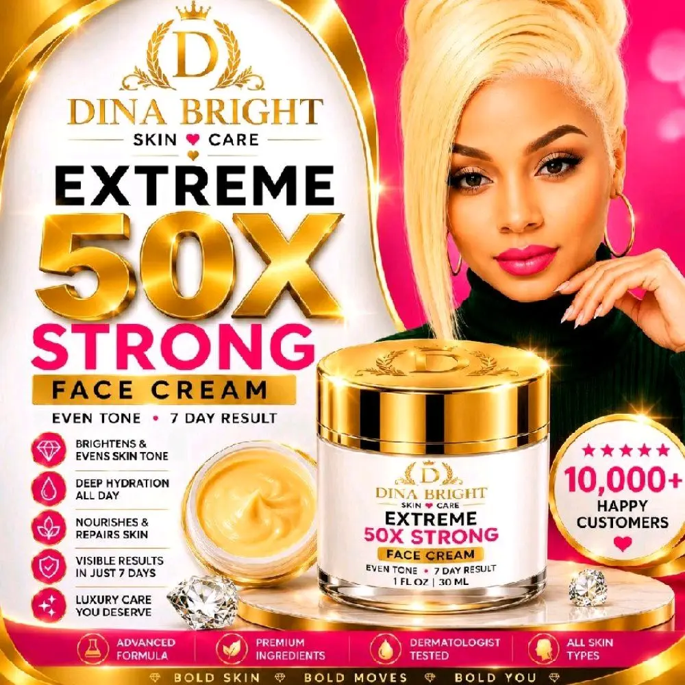 50x EXTREME STRONG BRIGHTENING FACE CREAM DARK SPOTS CORRECTOR 4-8 SHADES BRIGHTENING