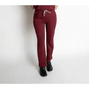 Flare Pants - Burgundy