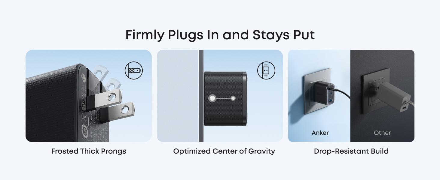 Anker Nano USB-C Charger Block with USB-C to USB-C Cable, 3-Port Fast Charger with Ultra-Fast 70W Output, for iPhone 17 /16 / 15 Series, MacBook, iPad, Pixel, Galaxy, and More