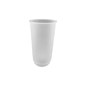 22/24oz (90mm Diameter) Premium PP Injection Plastic "U" Style Cups - 500 Pieces/Case