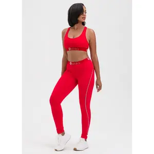 Subzero Performance - Neon Red - Neon Red | Womens Full Tight Subzero Performance - Neon Red - Neon Red | Womens Full Tight