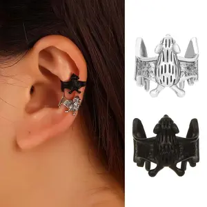 [Limited time event] Bat ear clips, dark retro punk style, niche personality, versatile, simple high-end design, animal earrings, birthday gifts