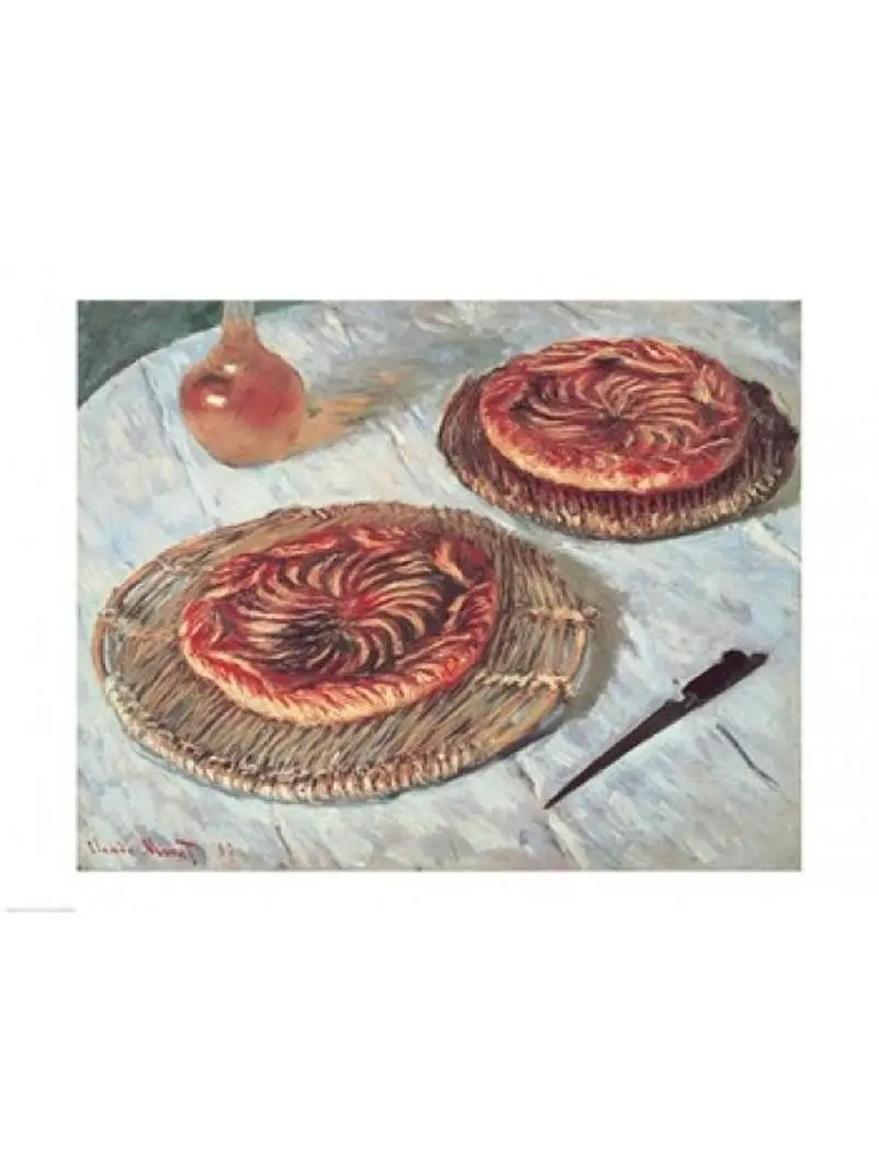 Claude Monet Fruit Tarts 1882 Large Poster Print - Posterazzi BALXIR85399LARGE, 36x24 in, Home Decor Wall Art