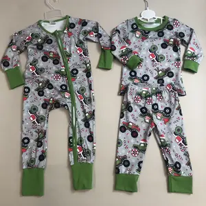Kids Boy Christmas Pajamas Outfit Cars Toddler Boy Winter Clothing Set