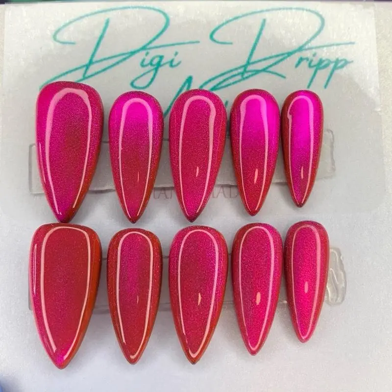 Pink Velvet Cat Eye