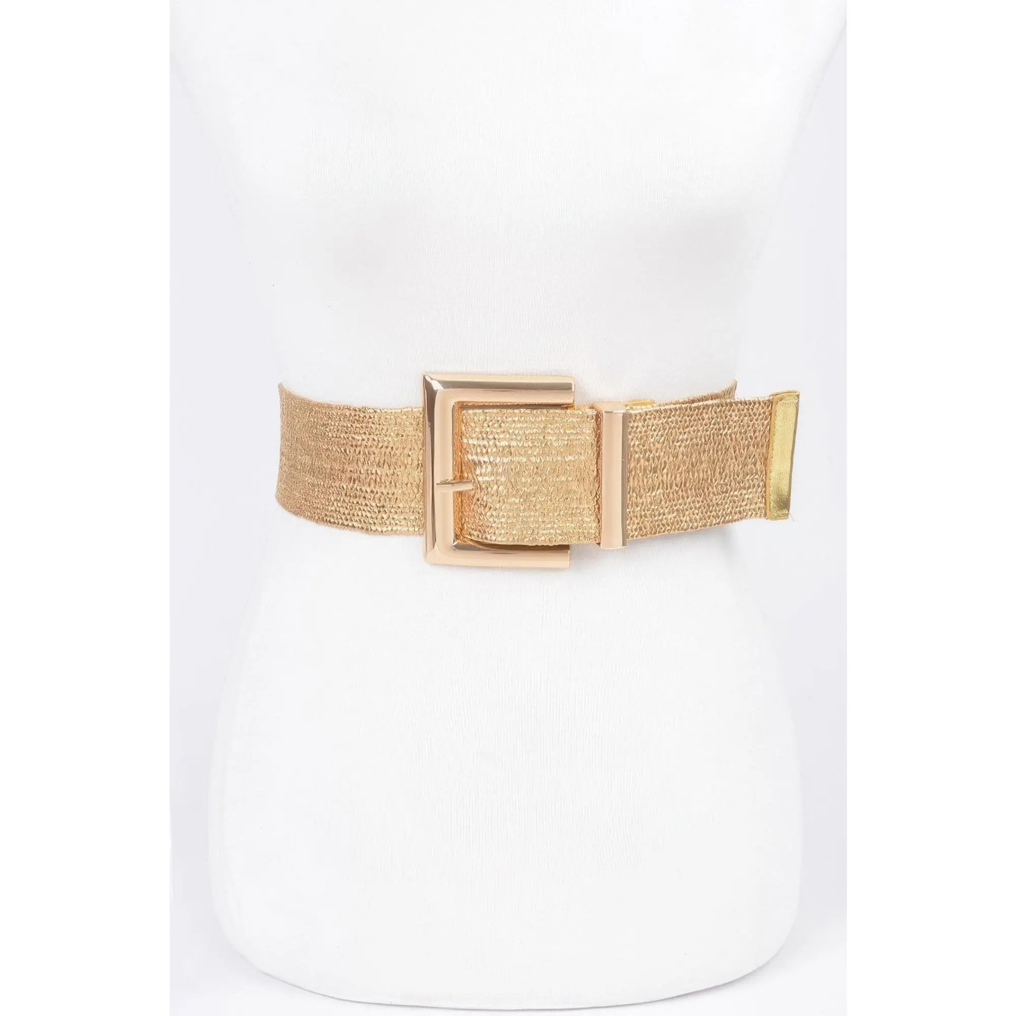 Clear Pvc Metal Buckle Belt