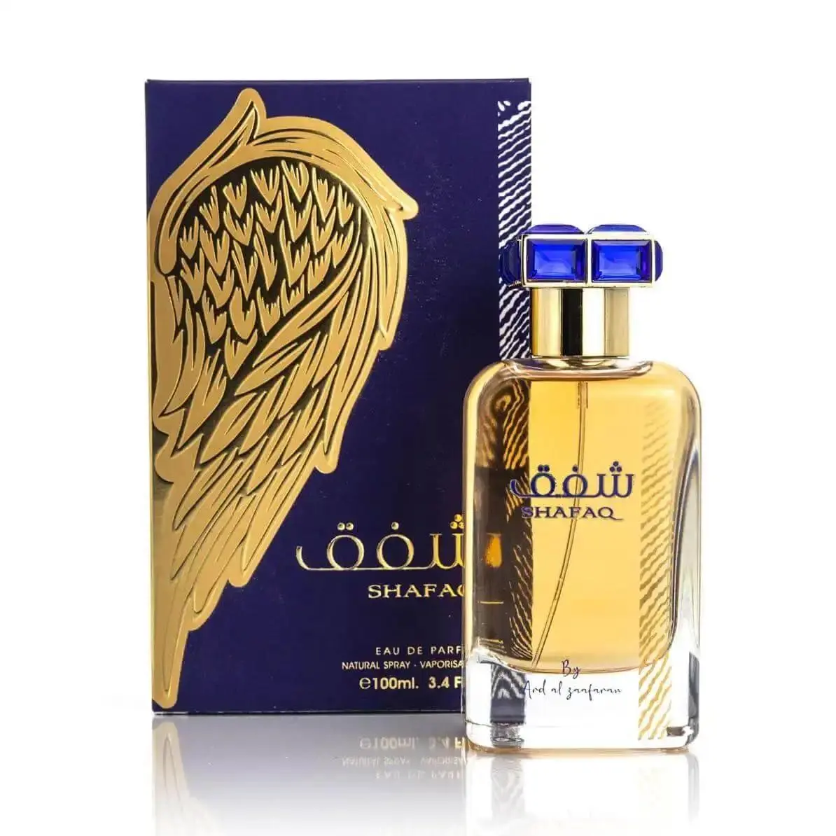 Ard Al Zaafaran Shafaq Eau de Parfum Spray for Unisex 3.4 Ounce Non Toxic Single Item Lattafa