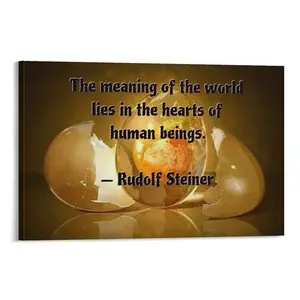 Rudolf Steiner Quotes Poster Canvas Wall Art For Room Aesthetic And Decor 10 Canvas Poster Bedroom Decor Sports Landscape Office Room Decor Gift Frames Ornaments Artistic Decoration Print Photo