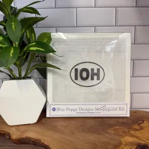 Travel Code Needlepoint Kit