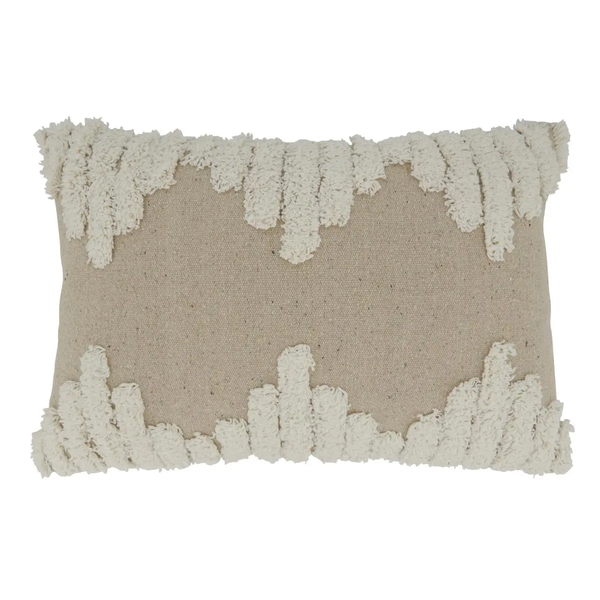 Saro Lifestyle 275.I1320BP 13 x 20 in. Oblong Tufted Throw Pillow with Poly Filling