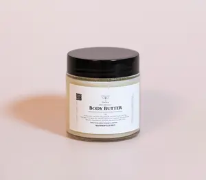 YaaDaa Beauty Bottled Coconut-Based Cream Body Butter Cosmetic Moisturizer - Antibacterial, Hydrating, Scented Formula for Skin Repair (Comes with Card)