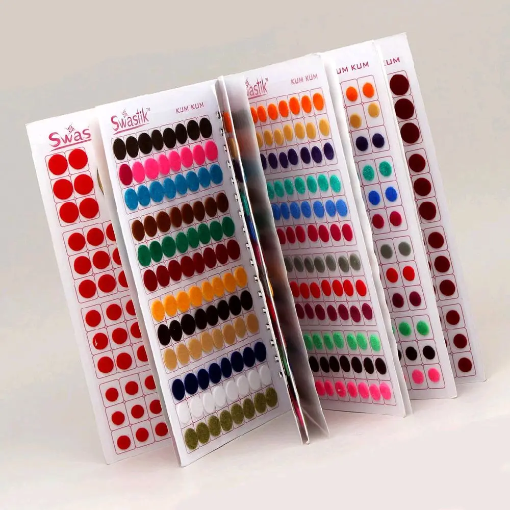 Designer Velvet Bindi Collection - Assorted Colors - TikTok Shop