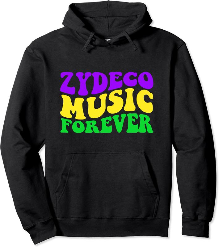 Zydeco Music Forever Love Zydeco Mardi Gras Fat Tuesday Pullover Hoodie - Dinahroma Shop 54B0BR4GD2KK
