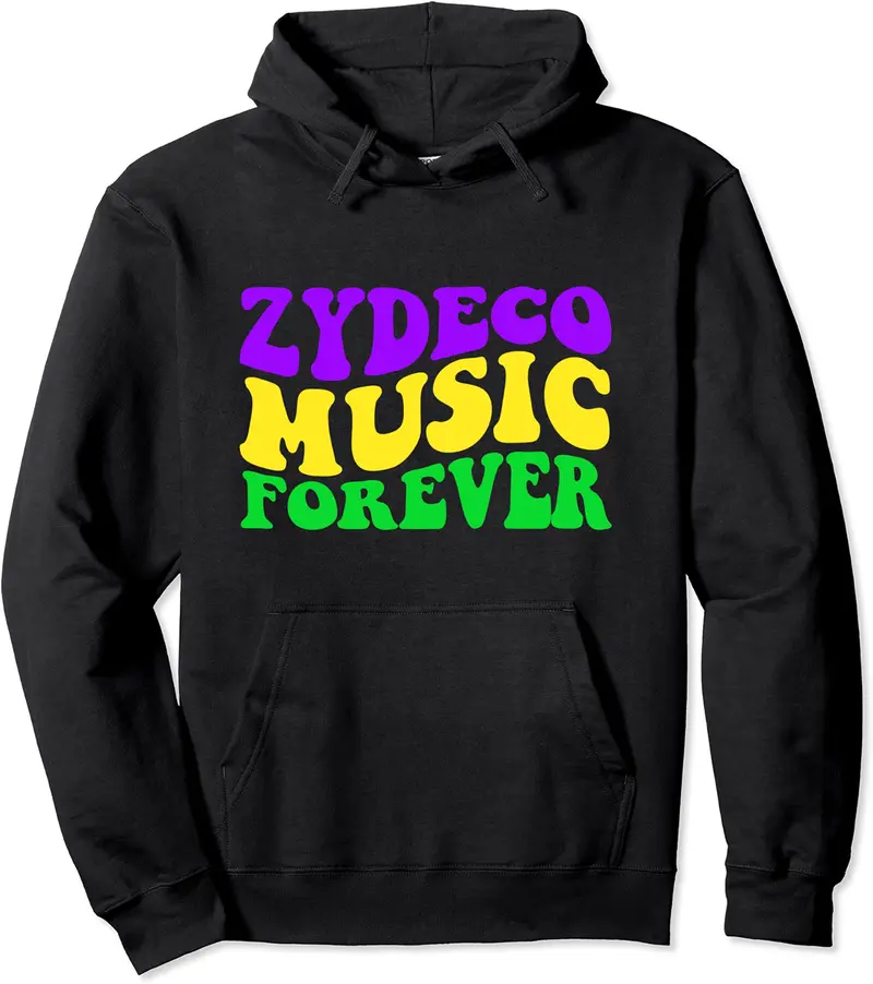 Zydeco Music Forever Love Zydeco Mardi Gras Fat Tuesday Pullover Hoodie - Dinahroma Shop 54B0BR4GD2KK