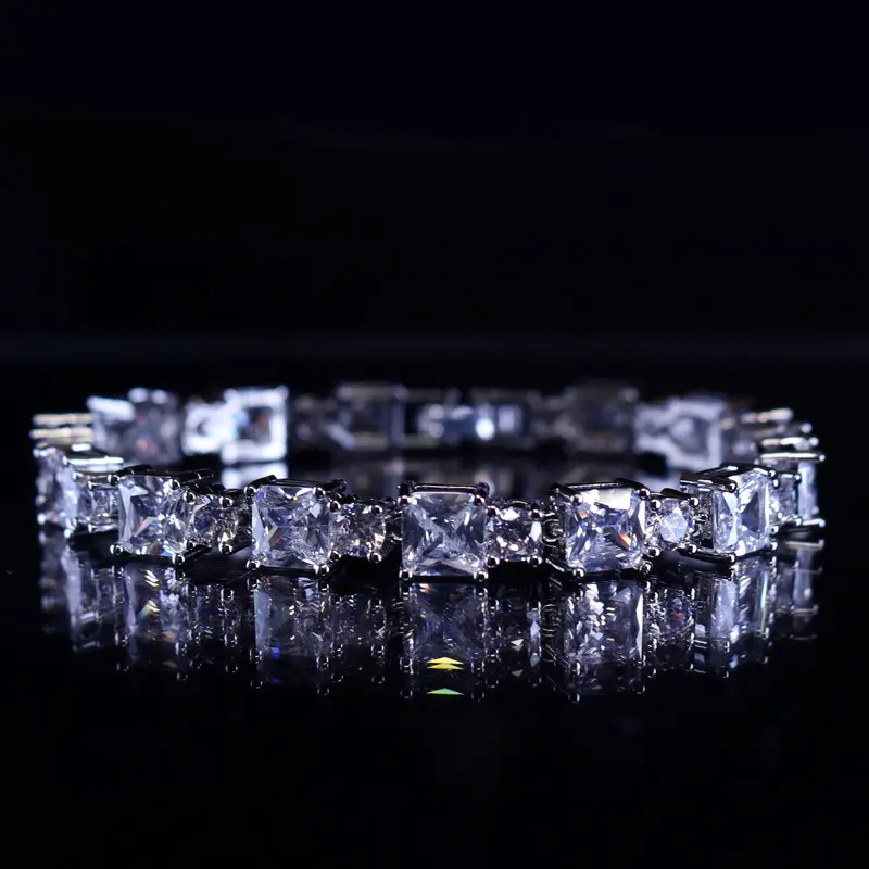 P6NK Cübic Bracelet - Silver, Gold