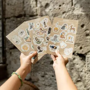 Luna Sundara Kraft Sticker Sheets