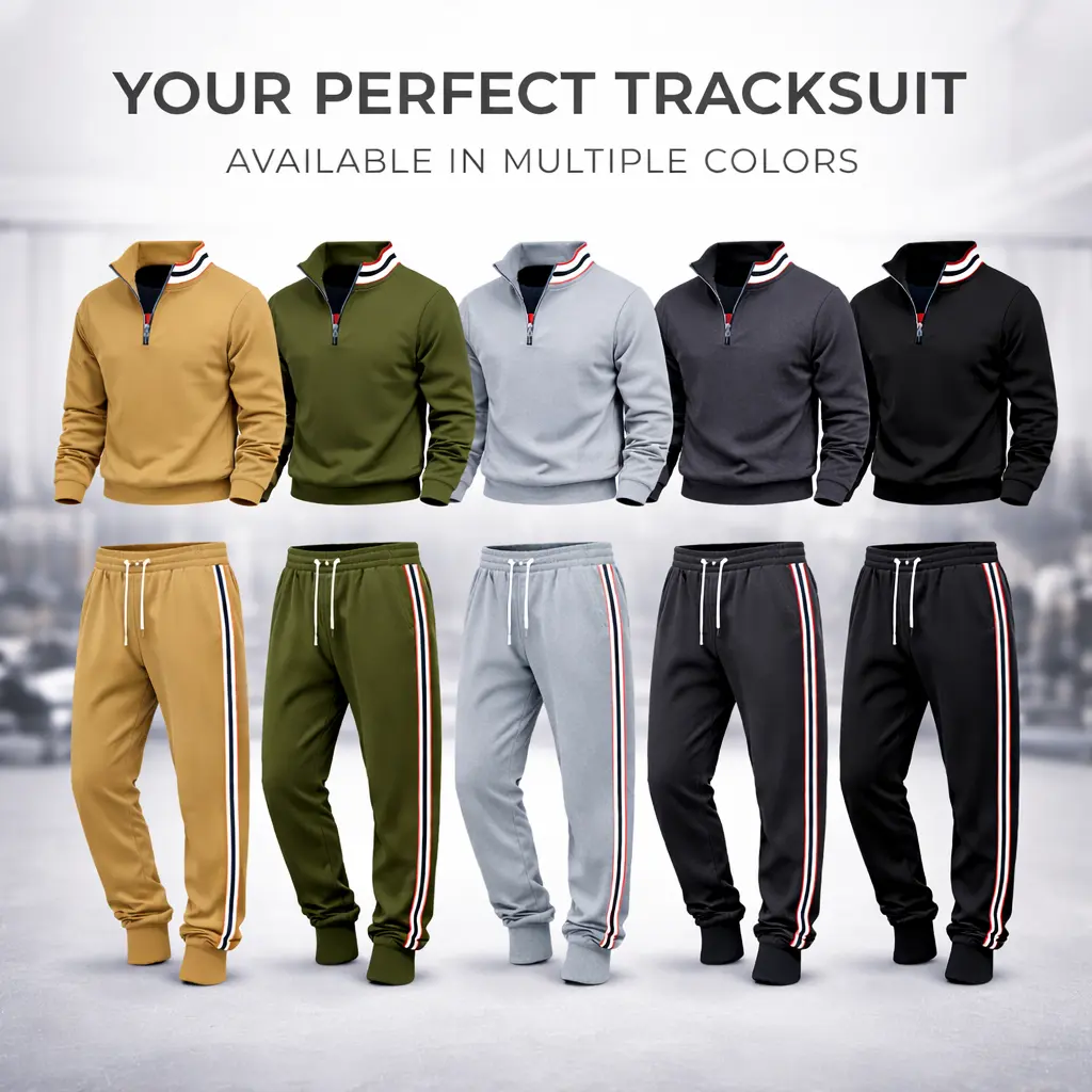 Men's 2-Piece Wolf Print Hooded Sweatshirt & Drawstring Track Pants Set - Long-Sleeved Casual Sportswear for Autumn, Winter Everyday, Indoor & Outdoor Use