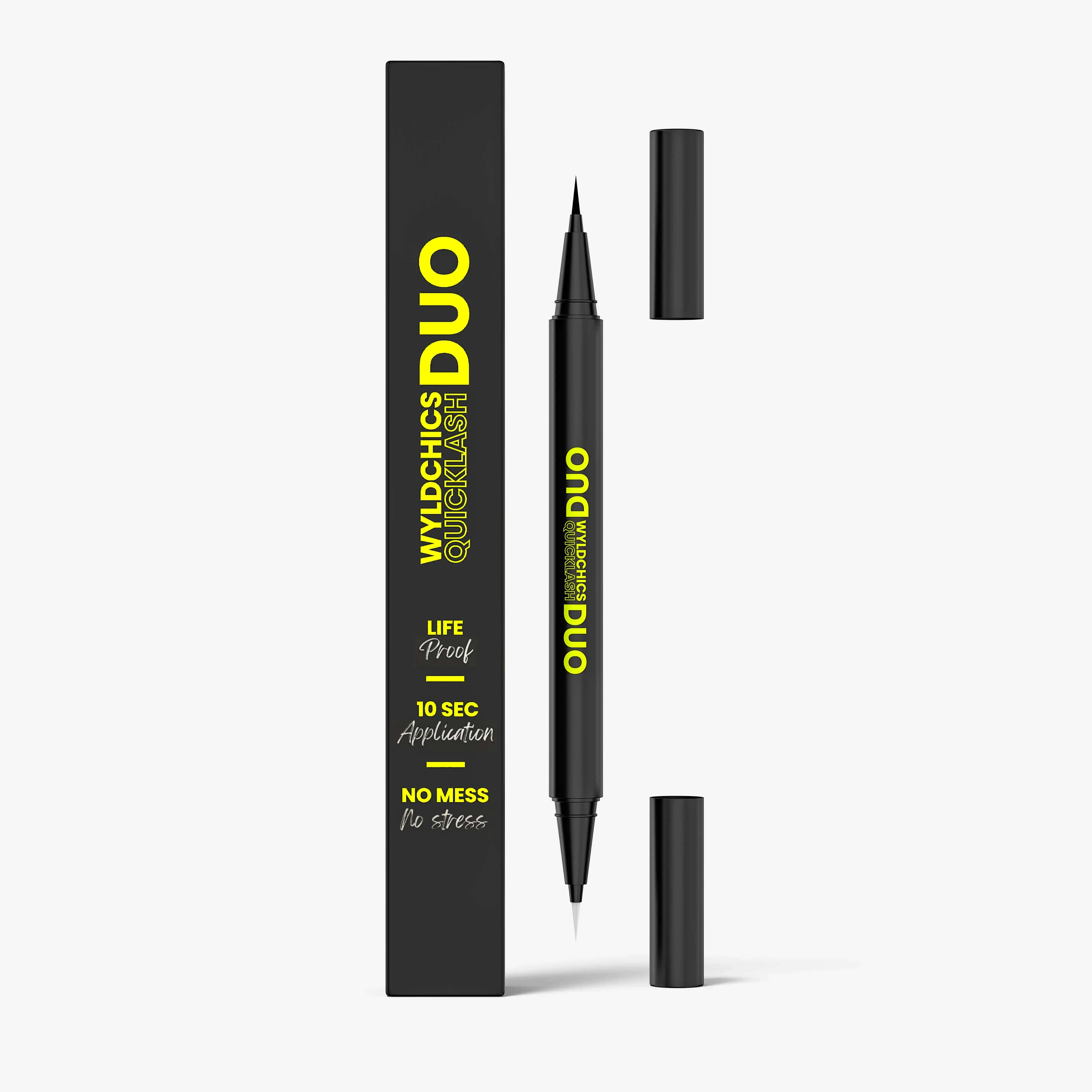 QuickLash DUO Lash Adhesive Eyeliner, Black and Clear Tip