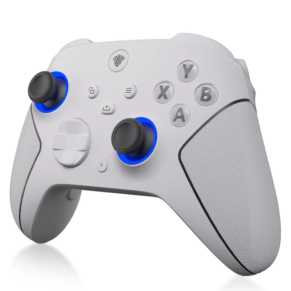 YUYIU HallEffect Xbox Wireless Controller for Xbox Series X|S & Steam PC with 7 RGB Lights Dual Vibration Turbo Programmable 3.5mm Audio Jack 1000mAh Battery