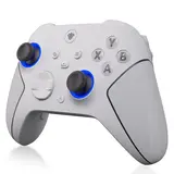 YUYIU Wireless Hall Effect Controller for XboxSeries X|S & Steam PC – Hall Effect Joysticks, Turbo & Macro Programming, Dual-Stage Triggers, Dual Vibration, 7 RGB Lights, 3.5mm Audio, 1000mAh Battery, Console Gaming Accessories