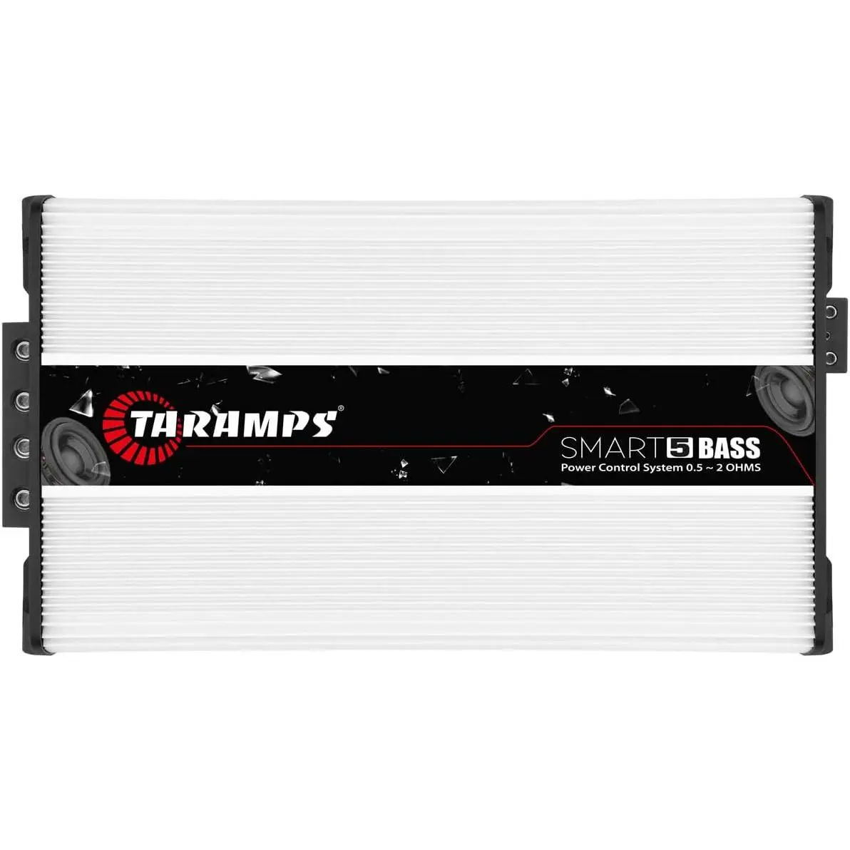 Taramps Smart 5 Bass 1 Channel Monoblock Amplifier for Car Subwoofer, 0.5 to 2 Ohms, 5000 Watts RMS, Multi Impedance, High Power Class D, Mosfet Digital, Smart 5k, Crossover Low Pass with Bass Boost | Multi-Impedance, 0.5-2 Ohms, Automotive Sound, Goian