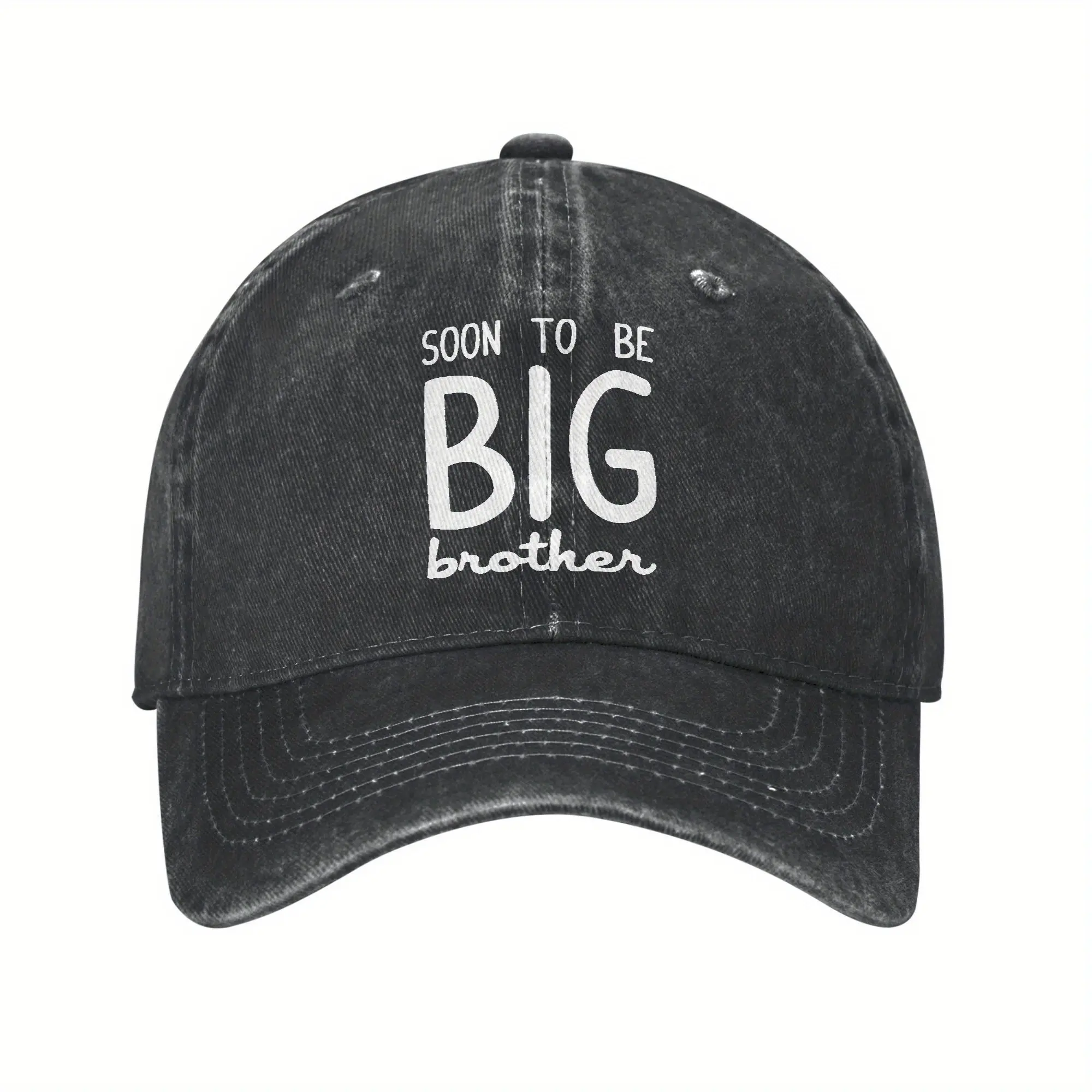 Classic Baseball Cap with High Quality Custom Front Print, Unisex All-Season Hat with Adjustable Metal Clasp for Outdoor Sports, One Size Fits All
