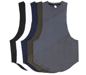 Men's Plus Size Loose Workout Tank Top – Quick-Dry Sweat-Wicking, Sleeveless Muscle Shirt for Summer Running & Basketball