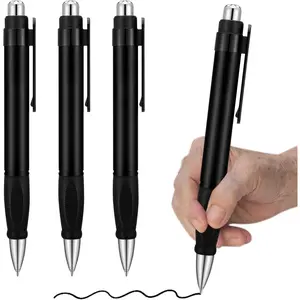 Big  Pens - Enhanced Writing Stability for  and  Easy Thick Grip 3 count Black