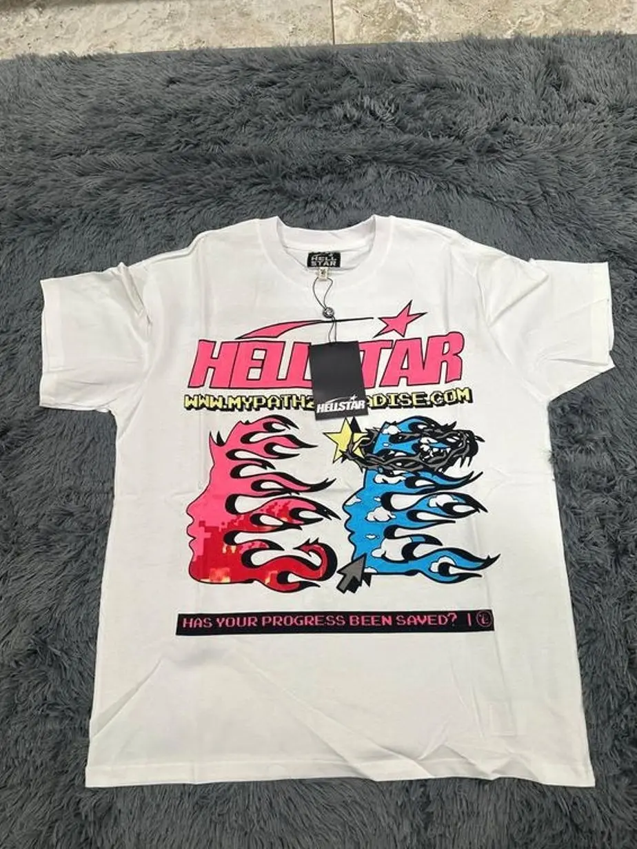 Hell-star Please Select A Path Y2K Aesthetic T Shirt, Harajuku Tee, Goth Punk T-Shirt, Alternative Clothing, Y2k Graphic Shirt, Unisex Shirt, Cotton Shirt, Vintage Shirt, Crewneck Shirt, Streetwear, Oversized T-Shirt C2V