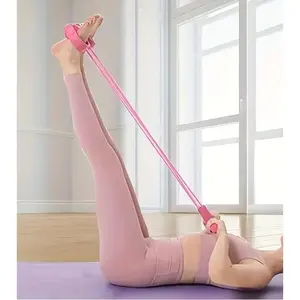 1pc Silicone Resistance Band for Home Fitness - Non-Slip, Medium Tension, Multi-Use Exercise Loop for Full Body Workout, Ideal for Valentine's Day, Women's Day, Mother's Day, Christmas, New Year, Upper Body Exercises|Ergonomic Grip Design|N gym  roller  P