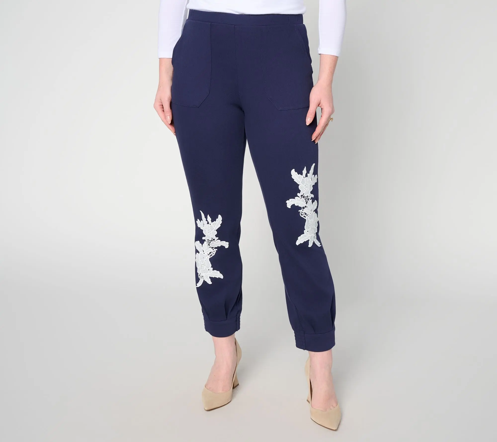 Women with Control Tall Twill Ankle Icon Jogger Women with Control Tall Twill Ankle Icon Jogger