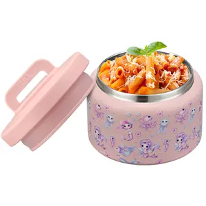 8oz Children Stainless Steel Insulated Soup Bowl, Keeps Food Warm & Cold, Perfect for Kids, Durable and Easy to Clean, Thermal Lunch Box, Insulated Lunchbox Cooler