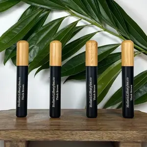 HolisticLifestyles.co Thick Brows Organic Rosemary & Jojoba Oil Eyebrow Oil for Natural Growth & Fuller Brows - 100% Organic, Cold Pressed, Unrefined Oils for Nourishing Brow Hair