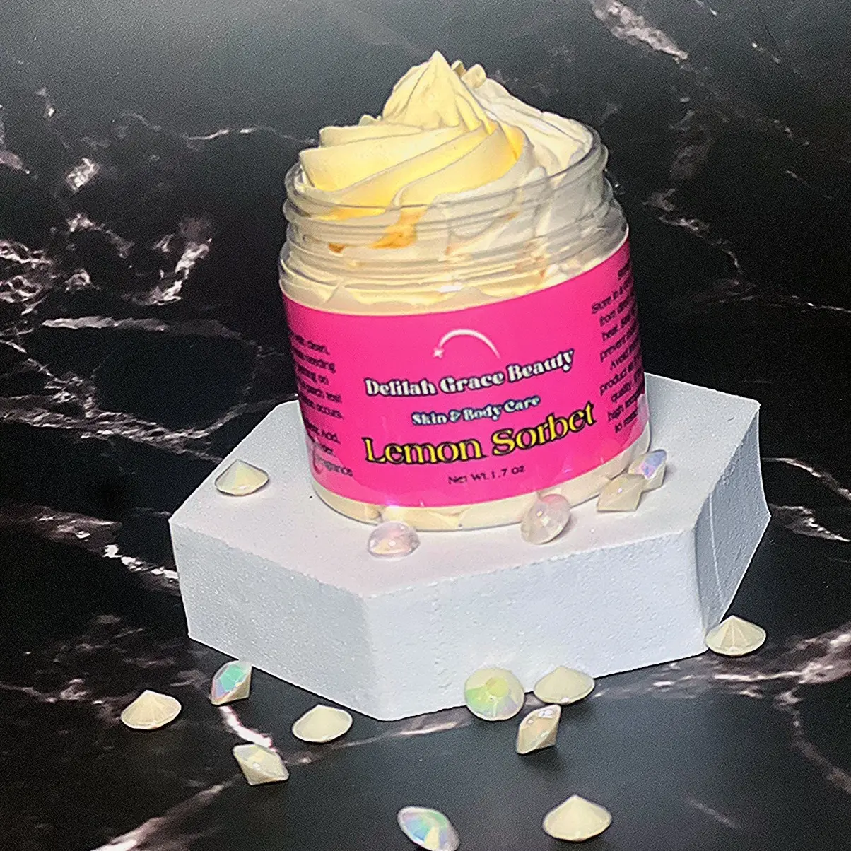 Mini Lemon Pound Cake/ Lemon Sorbet Body Glaze