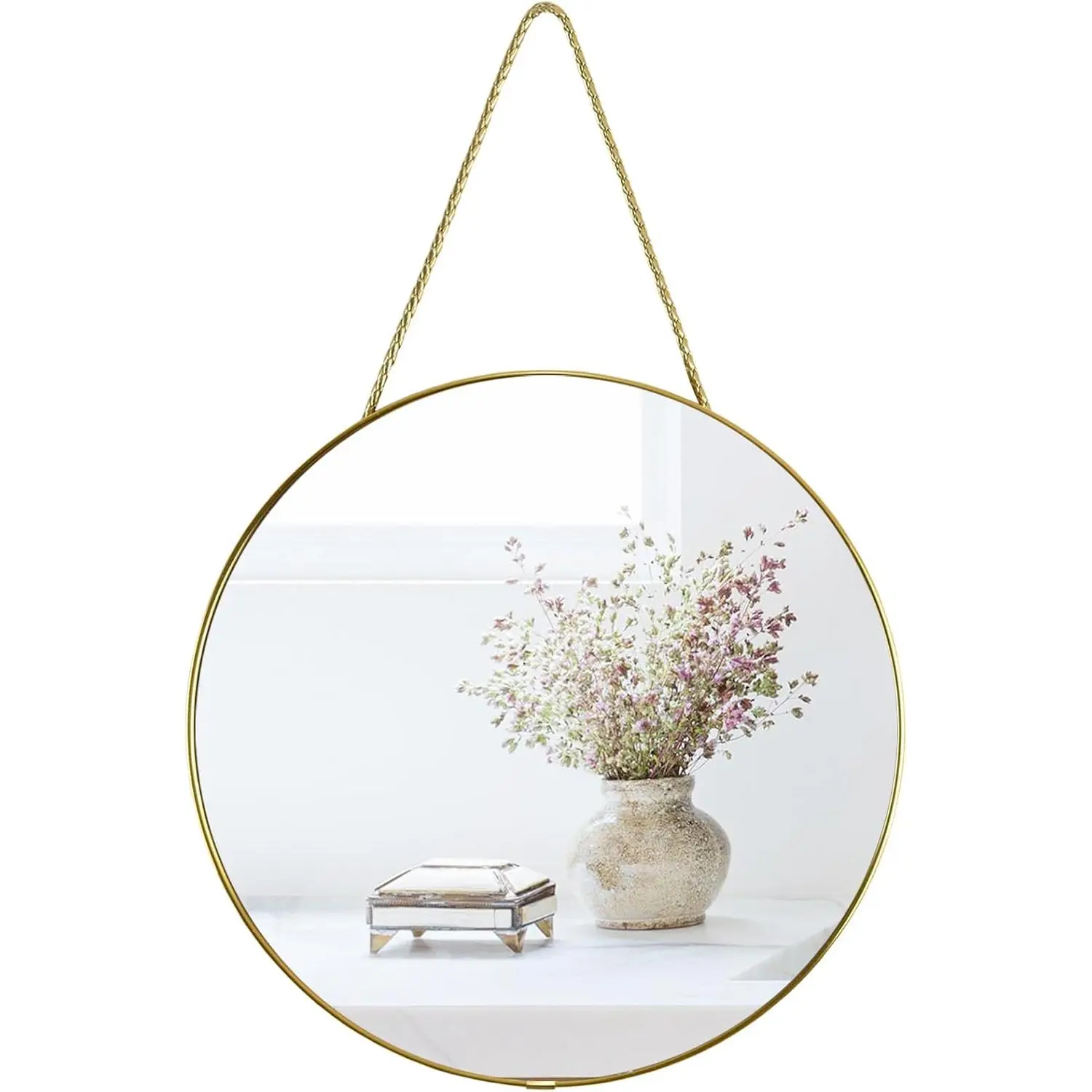 11.8-inch Small Round Wall Mirror,  Bathroom Mirror
