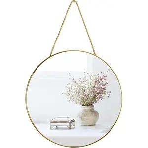 11.8-inch Small Round Wall Mirror,  Bathroom Mirror