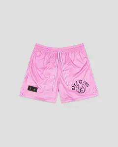 Keep It Fun Diamond Air Youth Mesh Shorts (Pink) - Baseballism x Austin Schultz