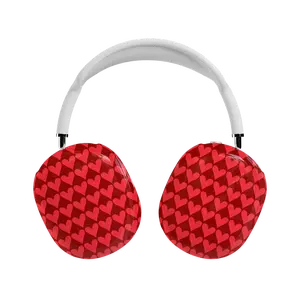 Casely AirPods Max Case | Snap-On Hard Shell Covers | Crazy in Love | Red Hearts