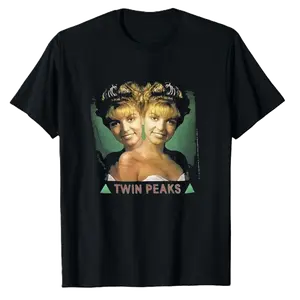 1990 Laura Palmer Twin Peaks Black T shirt Classic Style Men's Sweatshirt, Gift For Fan, Casual Cotton Fabric Menswear Top